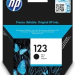 Hp 123 Black Original Ink Cartridge - F6V17Ae