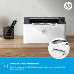 Hp laser 107w wireless office printer - white
