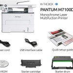 Pantum M7100DW Monochrome Laser Multifunction Printer with Copier Scanner,Mobile and internet printer,Auto-Duplex Printi
